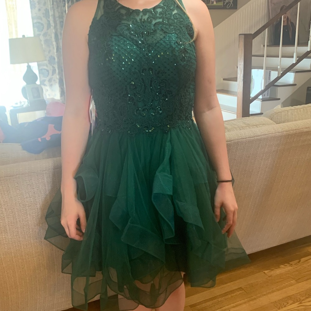 Green Prom Dress Size 10